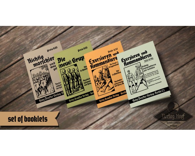 Set of 4 unit structure/commanding booklets