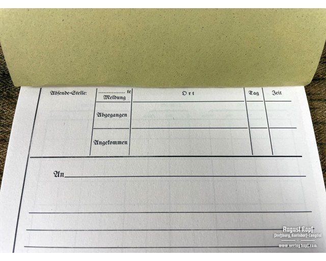 Meldeblock - 25 sheets A5