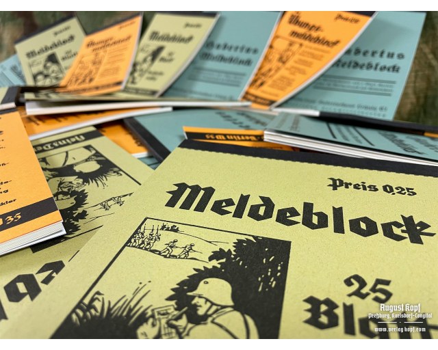 Meldeblock - 25 sheets A5