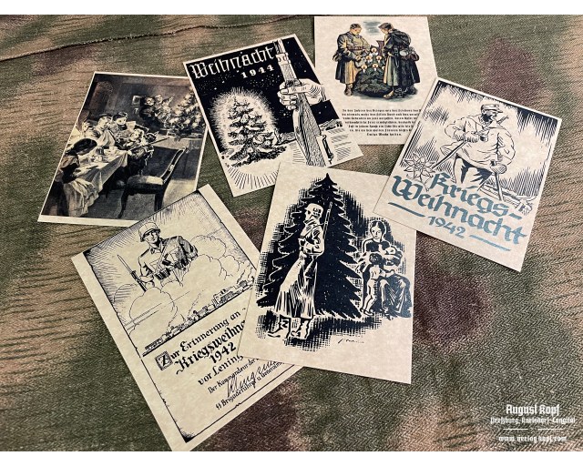 German Postcards set #4 Weihnachten (6 pcs.)