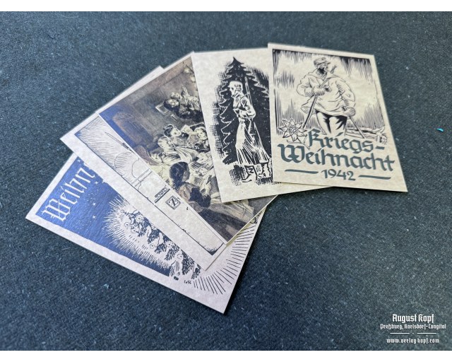 German Postcards set #4 Weihnachten (6 pcs.)