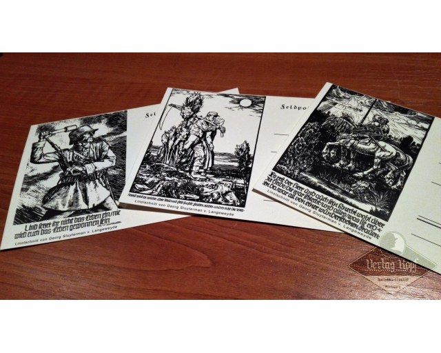 German Postcards set #6 Allgemeine (7 pcs.)