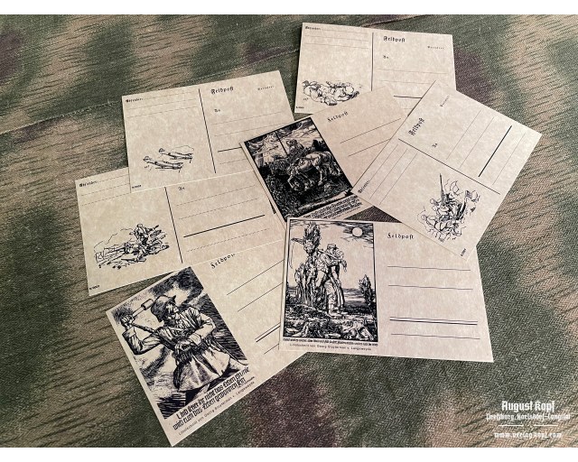 German Postcards set #6 Allgemeine (7 pcs.)