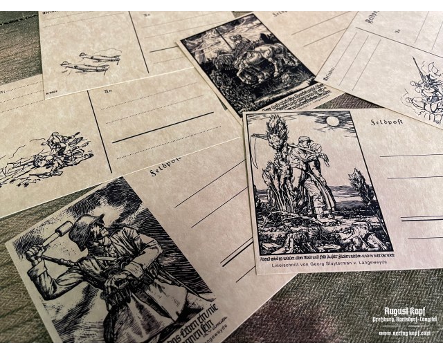 German Postcards set #6 Allgemeine (7 pcs.)