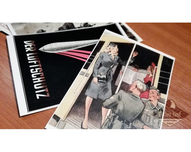 German Postcards set #7 Allgemeine Farben (7 pcs.)