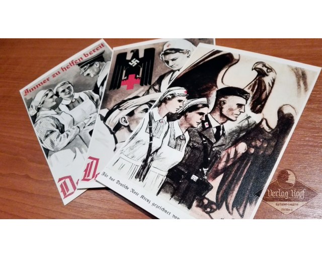 German Postcards set #8 Rotes Kreuz (3 pcs.)