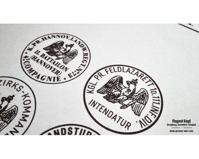 Custom stamps - standard round