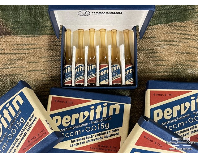 Pervitin - set of 6x 1ml ampoules for syringe