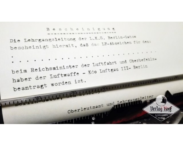 Typewriting service - A4 page