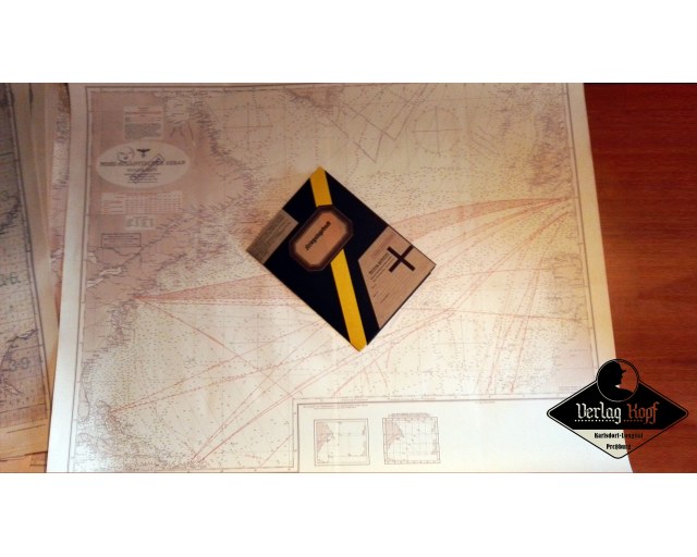 Kriegsmarine Karten Set of 3 Naval Maps
