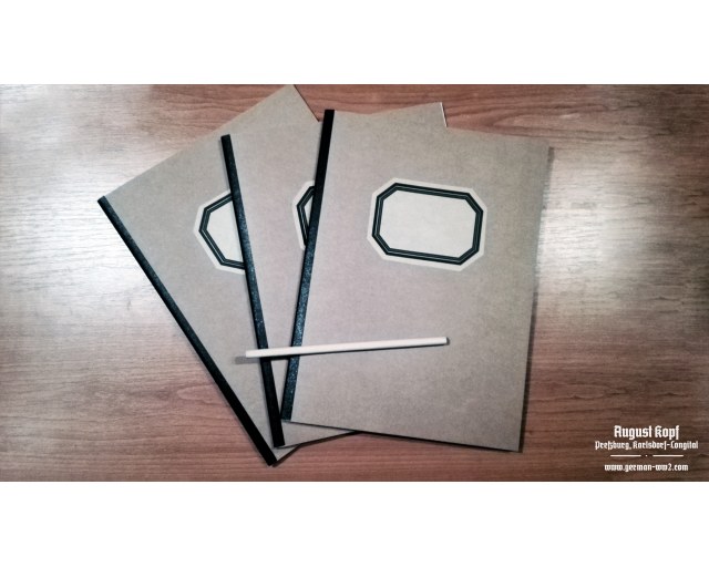 A4 format sewn notebook - blank pages