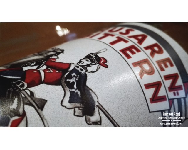 Husaren Bittern liquor alcohol label 2x