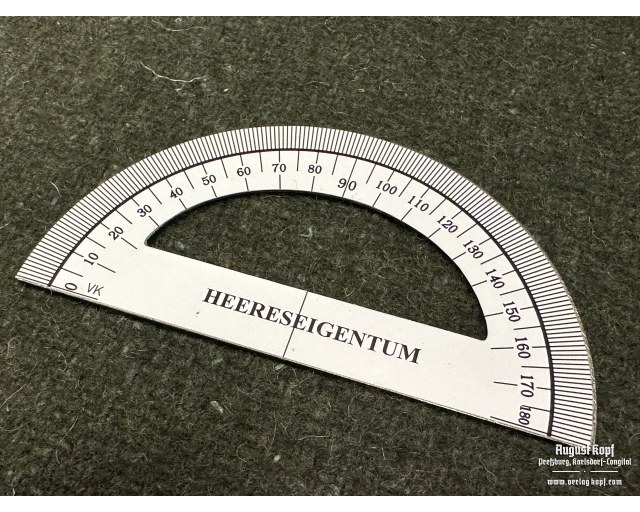Heeres Winkelmesser - small mapcase goniom.