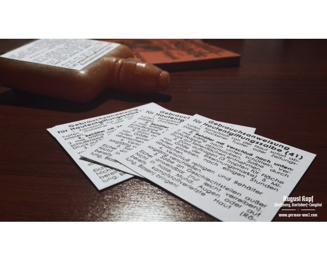 Hautentgiftungssalbe label sticker