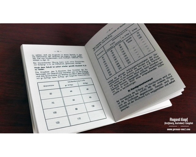Gewehr Granatwerfer handbooks