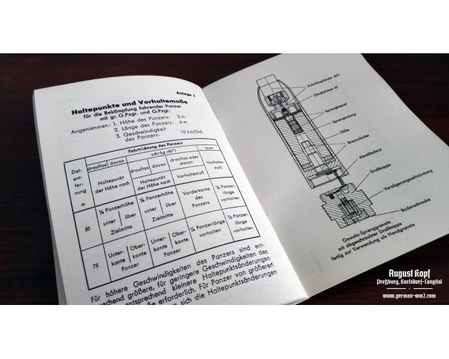 Gewehr Granatwerfer handbooks