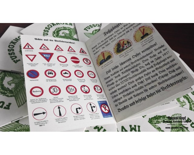 Fussgänger im Verkehr - pedestrian booklet