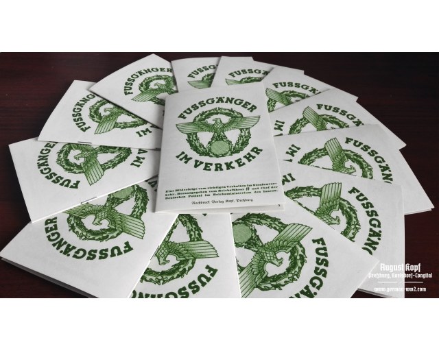 Fussgänger im Verkehr - pedestrian booklet