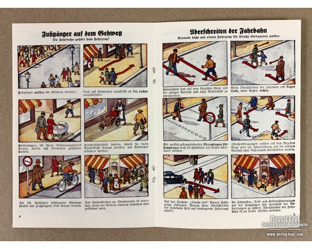 Fussgänger im Verkehr - pedestrian booklet