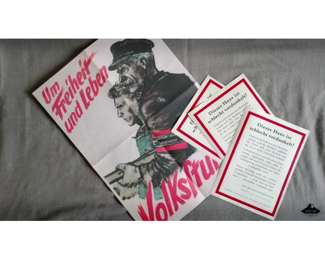 Poster set 'Unsere Straße seit 1945'