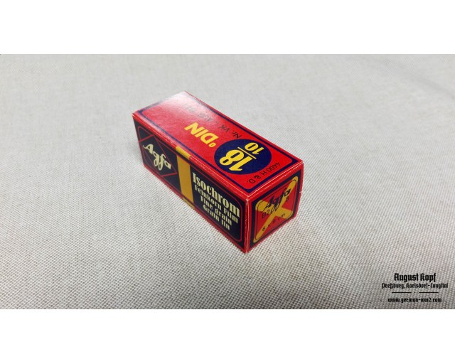 Vintage camera film box type I.