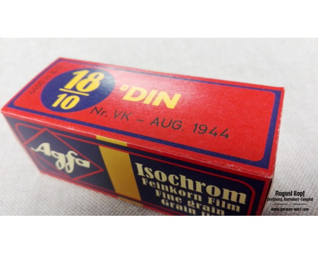 Vintage camera film box type I.