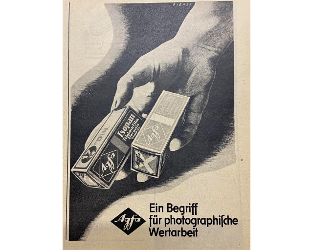Vintage camera film box type I.