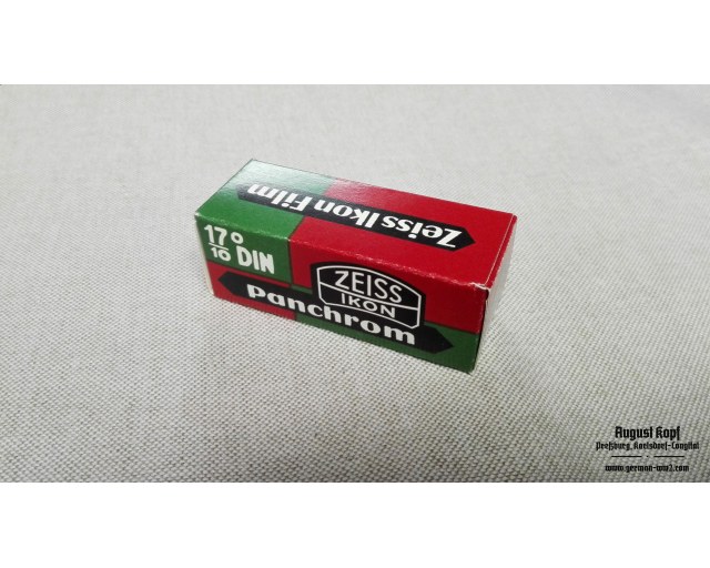 Vintage camera film box type III.