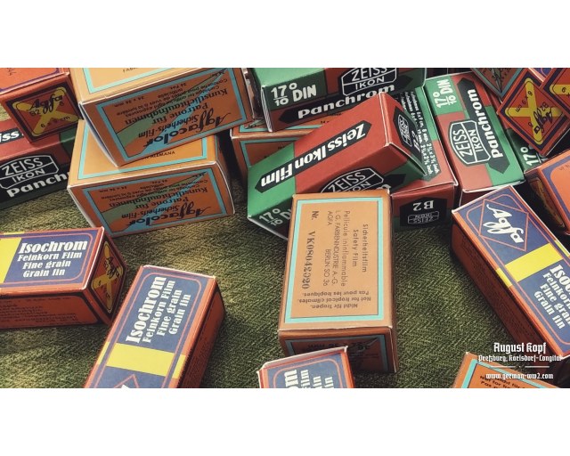 Vintage camera film box type III.