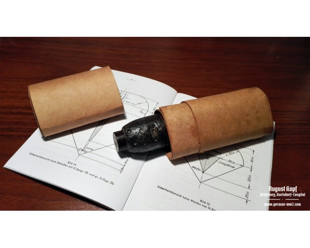Gewehr-Sprenggranate cardboard case