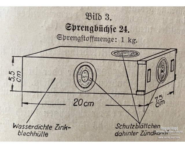 Sprengbüchse 24 1 Kg (inert)