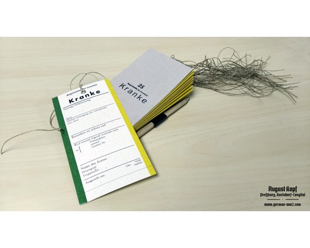 Set of 25 tags - Kranke / Diseased