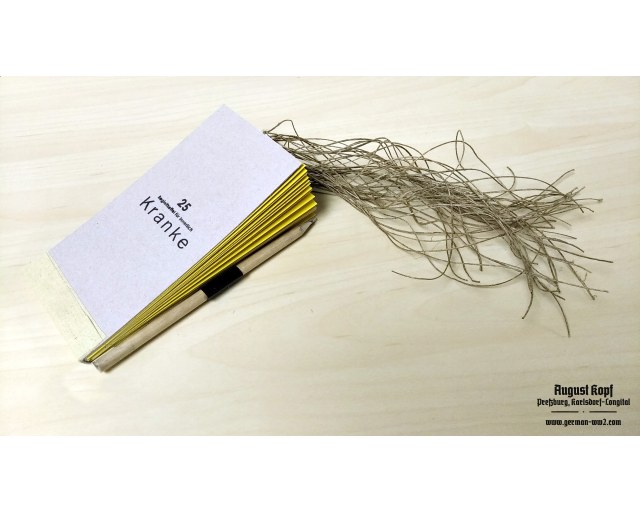 Set of 25 tags - Kranke / Diseased