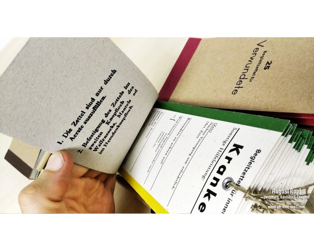 Set of 25 tags - Kranke / Diseased
