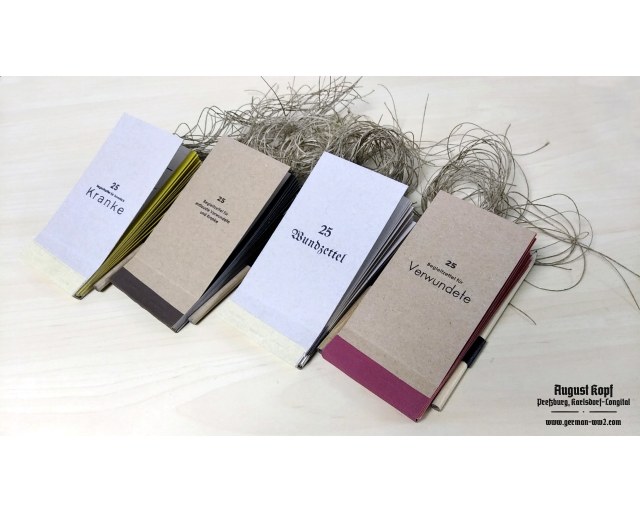 Set of 25 tags - Kranke / Diseased