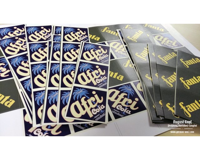 Africola stickers set 6pcs