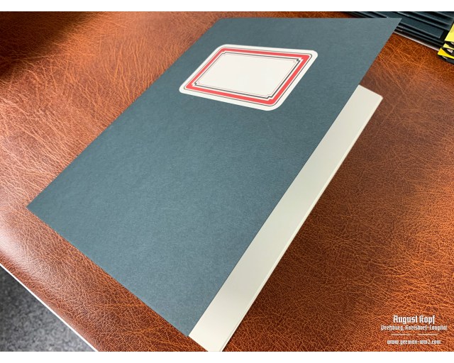A5 format notebook - blank pages