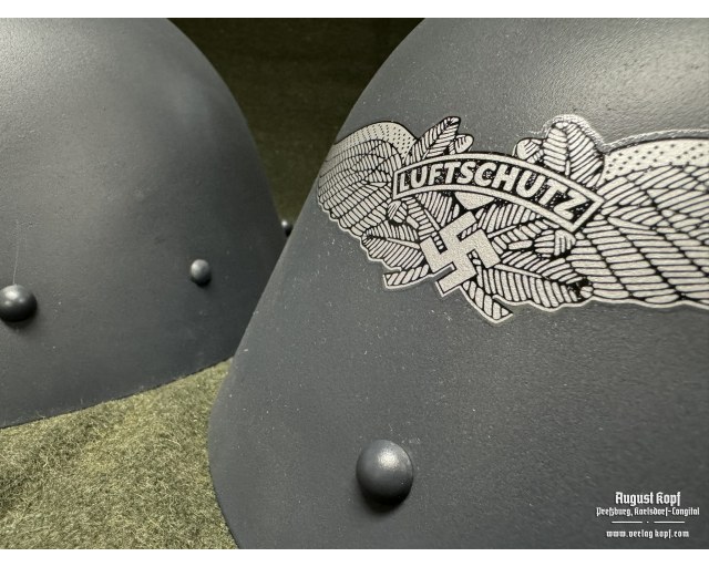 Reissued vz.32 Luftschutz helmet