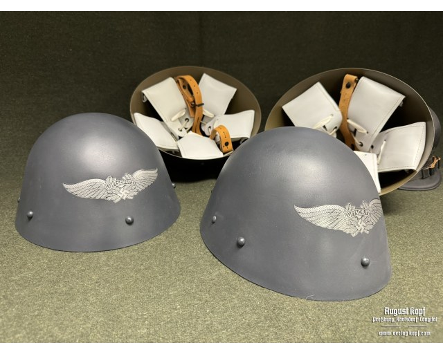 Reissued vz.32 Luftschutz helmet
