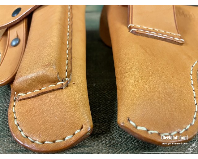 Pistole Mod. 27 holster - natural leather