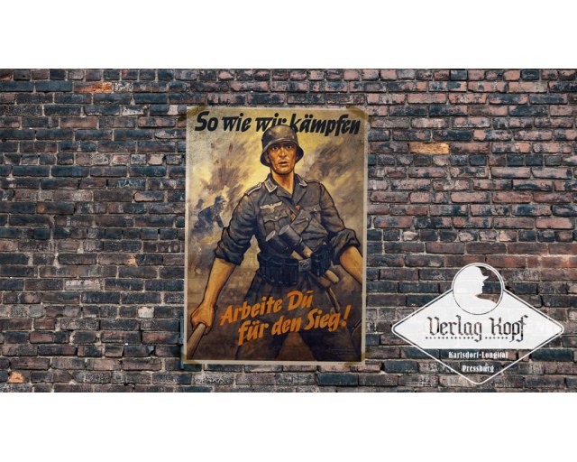 Poster 85x60cm So wie wir kampfen