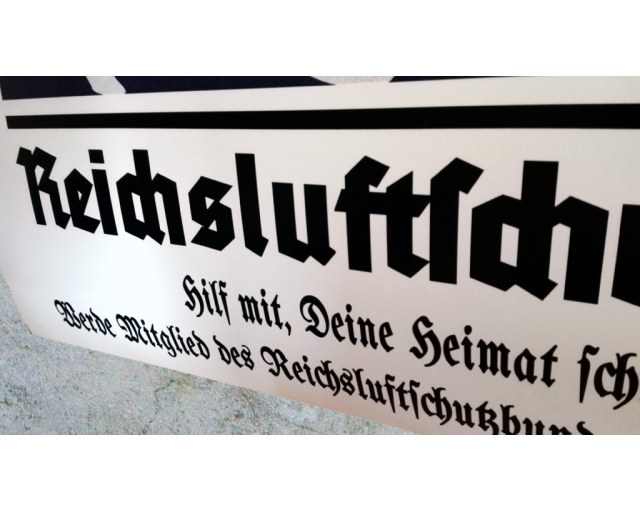 Poster 85x60cm Reichsluftschutzbund