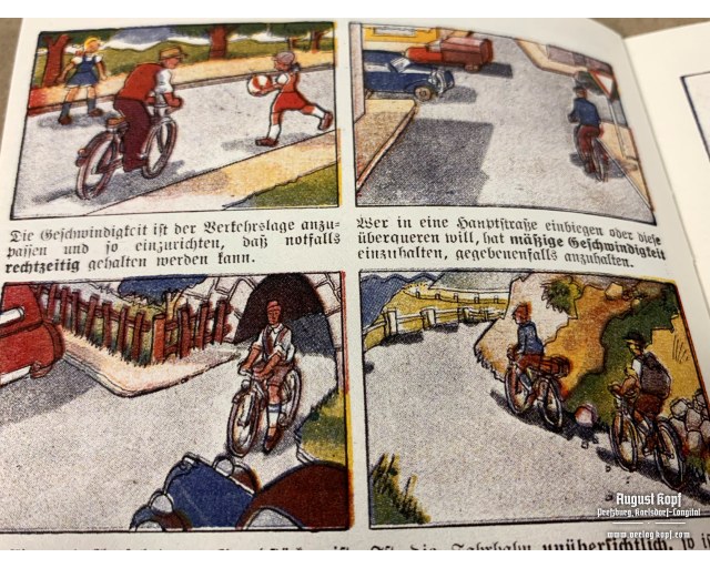 Radfahrer im Verkehr - Cyclists booklet