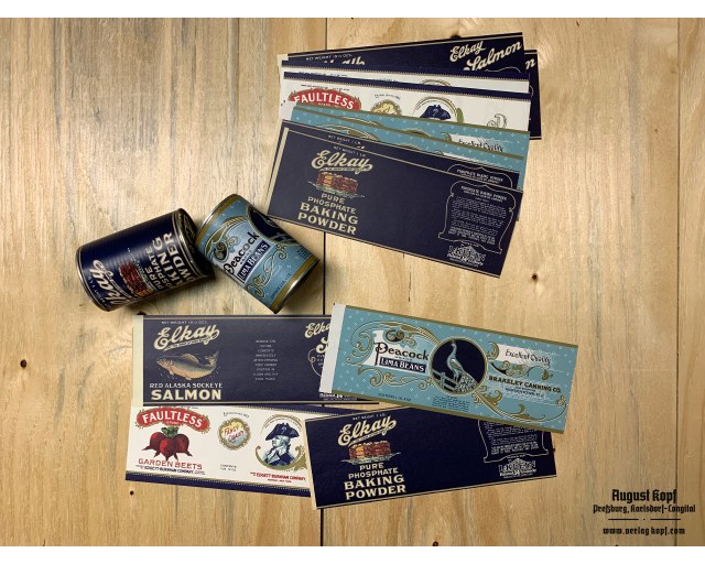 Set of 12pcs labels 1920a