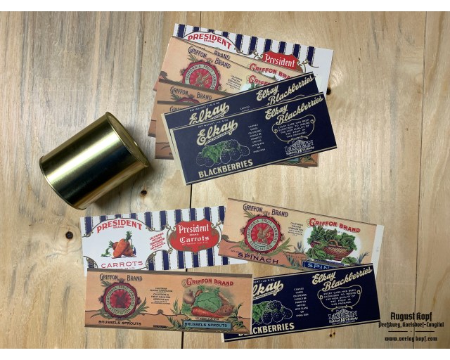 Set of 12pcs labels 1920b