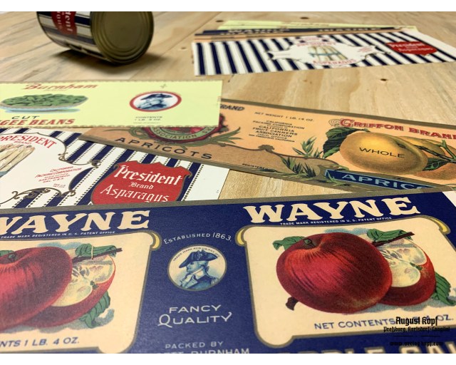Set of 12pcs labels 1920f