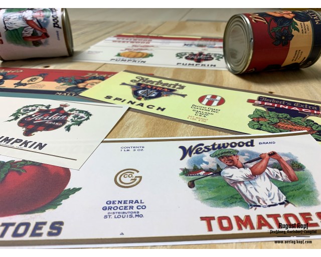 Set of 12pcs labels 1930a