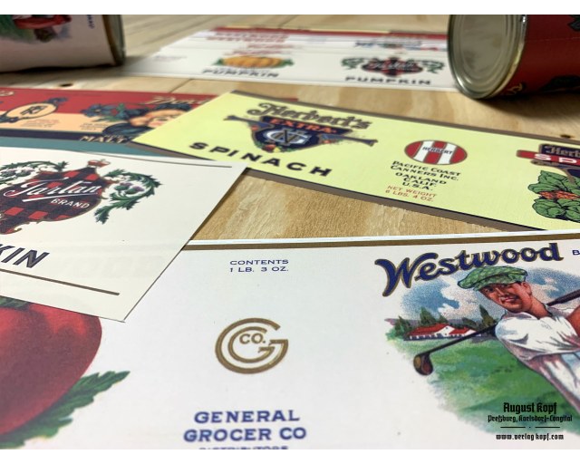 Set of 12pcs labels 1930a