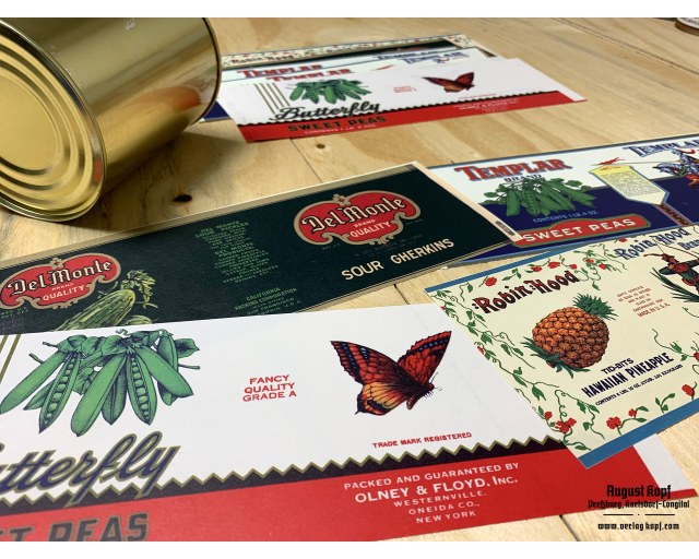 Set of 12pcs labels 1930d