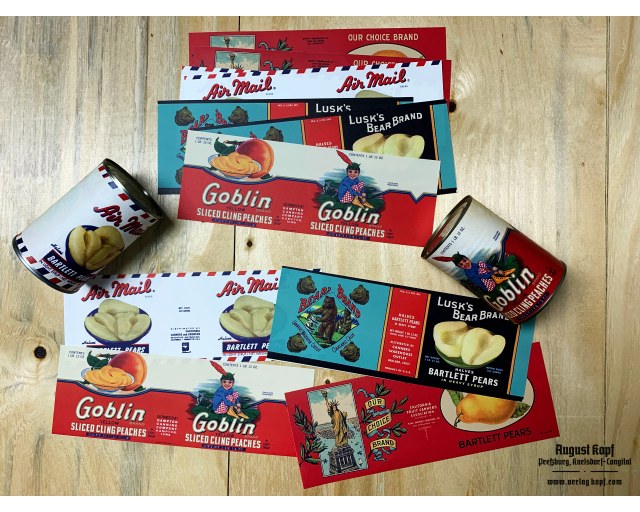 Set of 12pcs labels 1940a